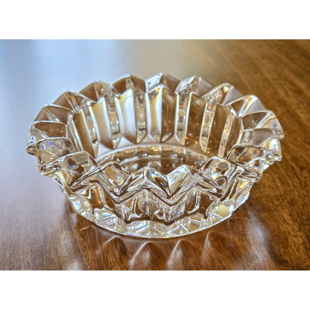 Vintage (1980s) Dansk Full Lead Crystal Bowl/Candy Dish - Large - Made In Japan